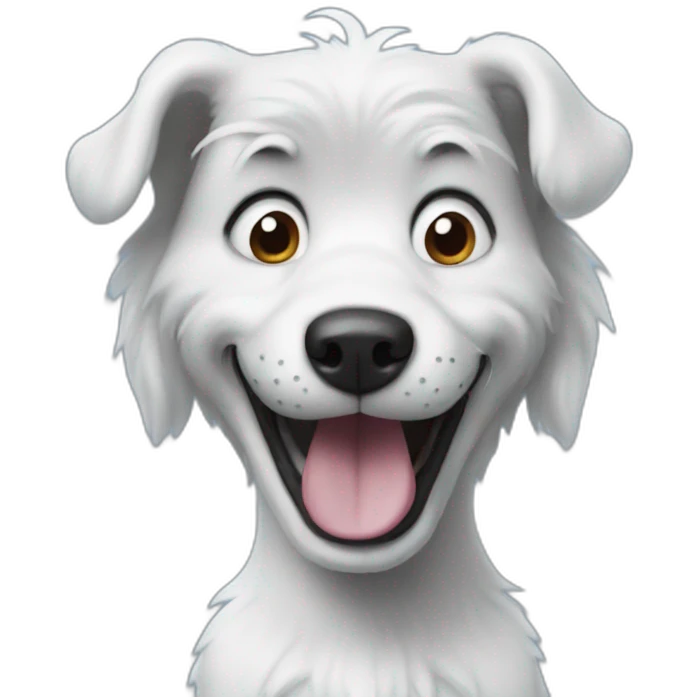 Smurf dog emoji