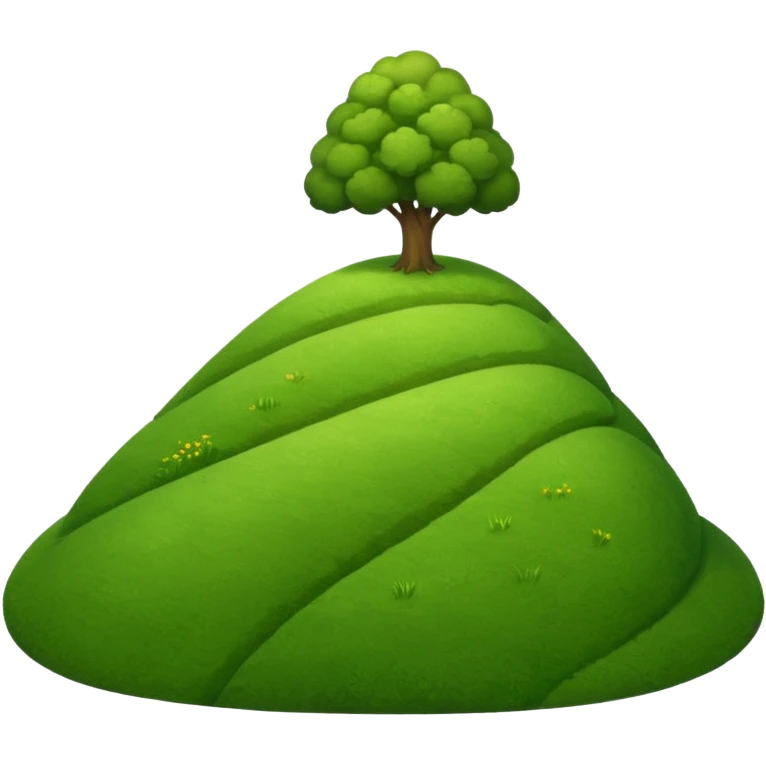 create a dnd style small_hill.png using 48x48 pixels size emoji