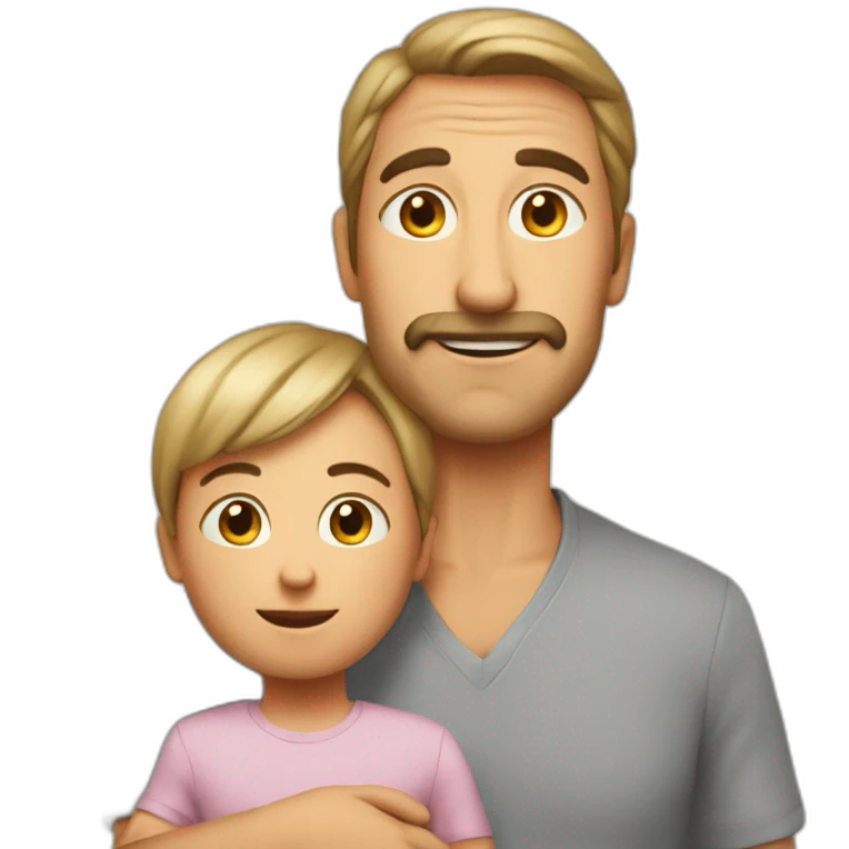 Maman sur papa emoji