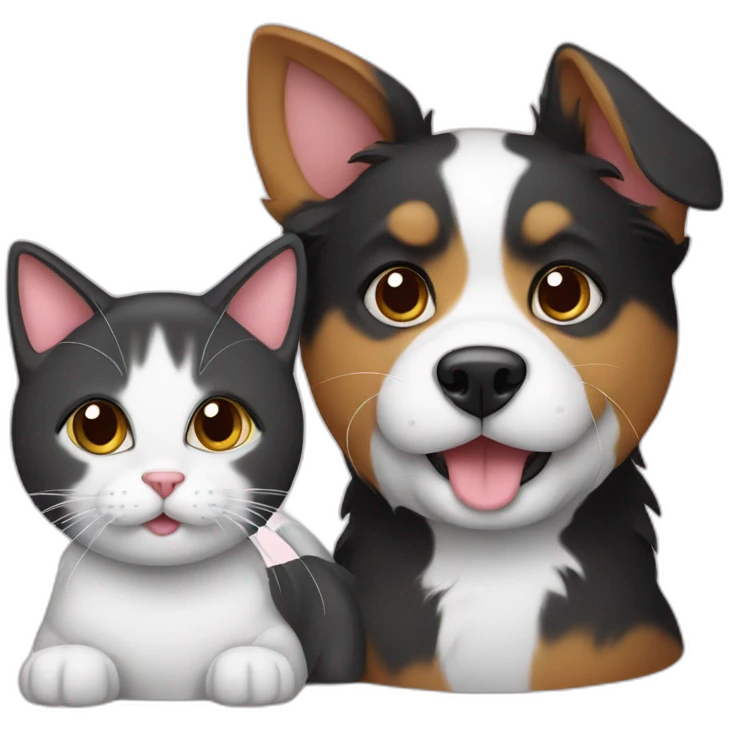 dog and cat emoji