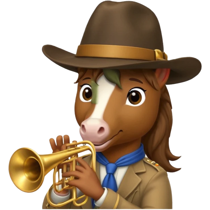 horse Musician emoji