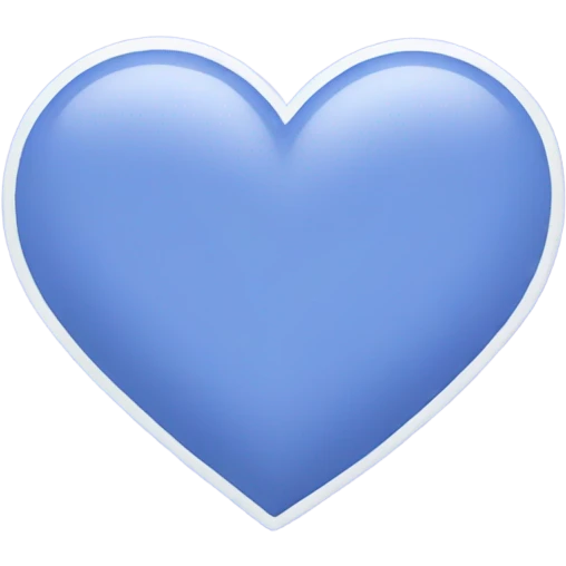 Periwinkle heart emoji