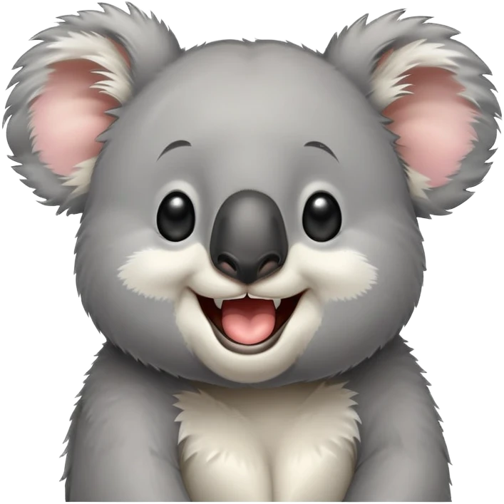 Point and laugh koala emoji
