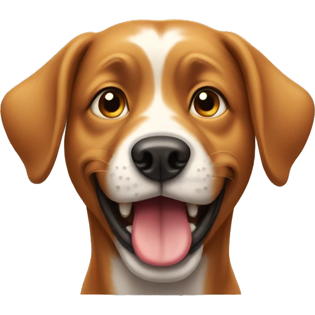 Dog drooling emoji