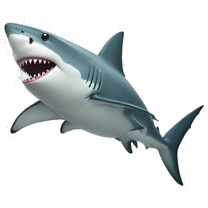 shark with obese emoji