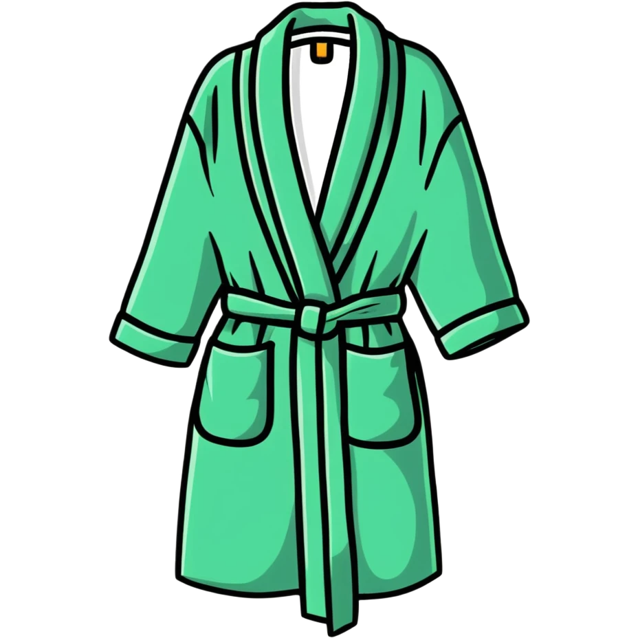 green old robe emoji