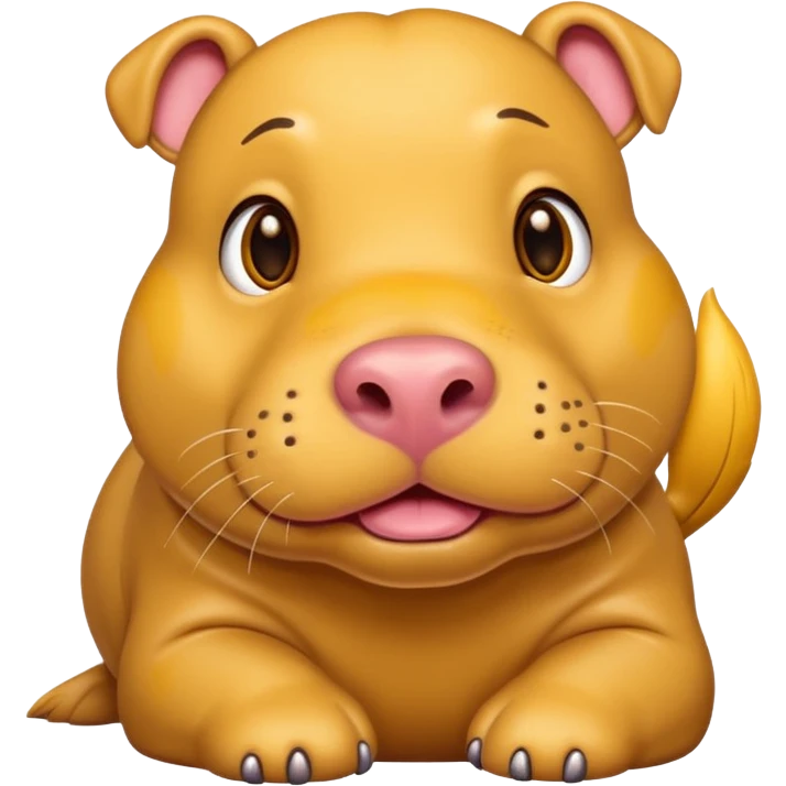 Hippo Labrador retriever  emoji