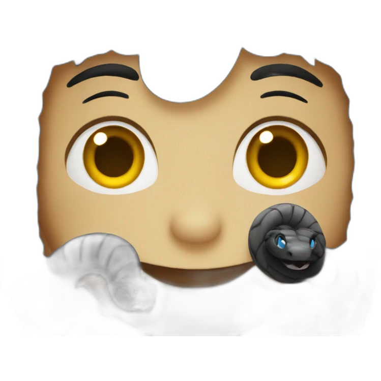 black snake emoji