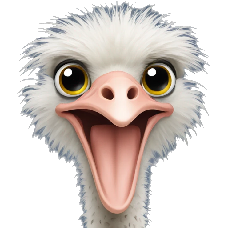 Ostrich emoji