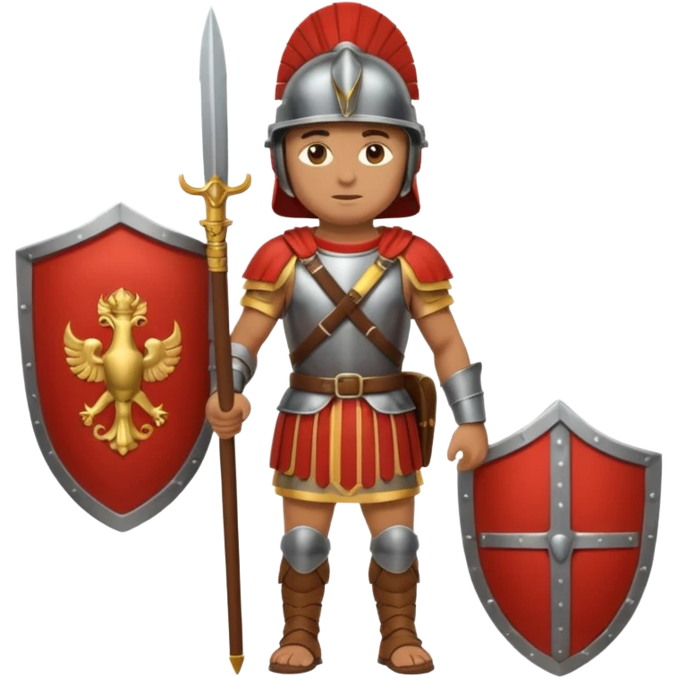 emoji de soldado romano alto y fuerte cuerpo entero emoji
