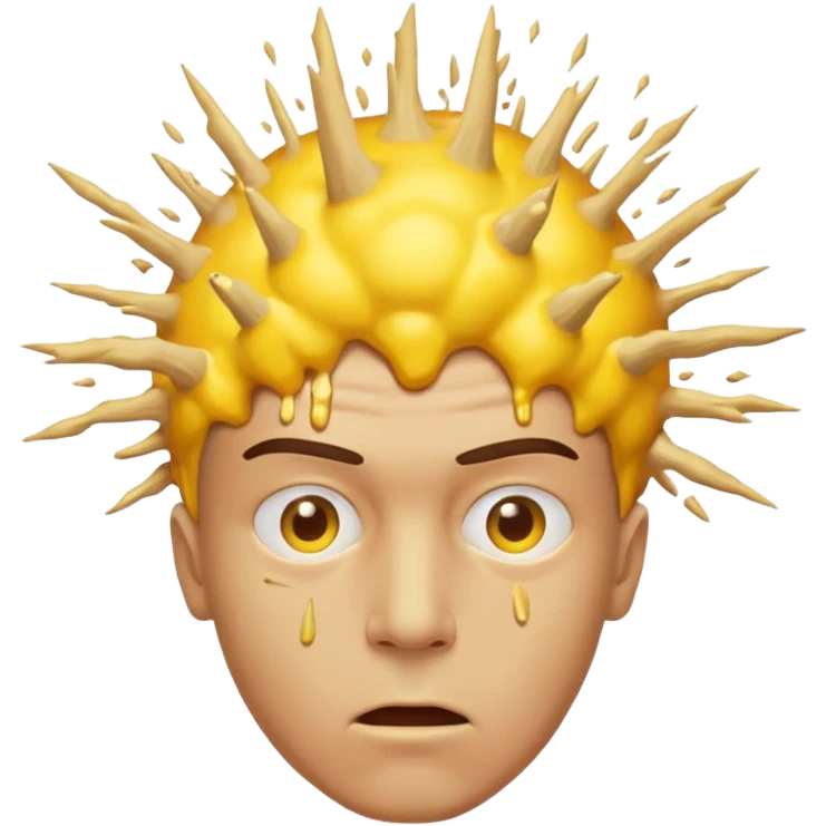 yellow exploiding head normal man mind blown emoji