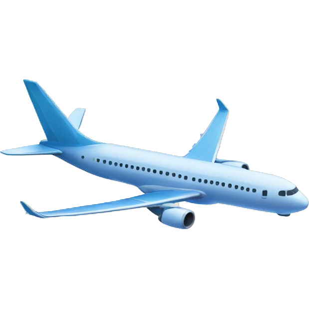 airplane flying over snowy mountains emoji