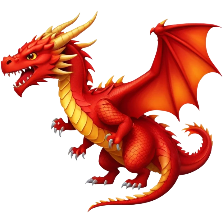 Angry dragon emoji