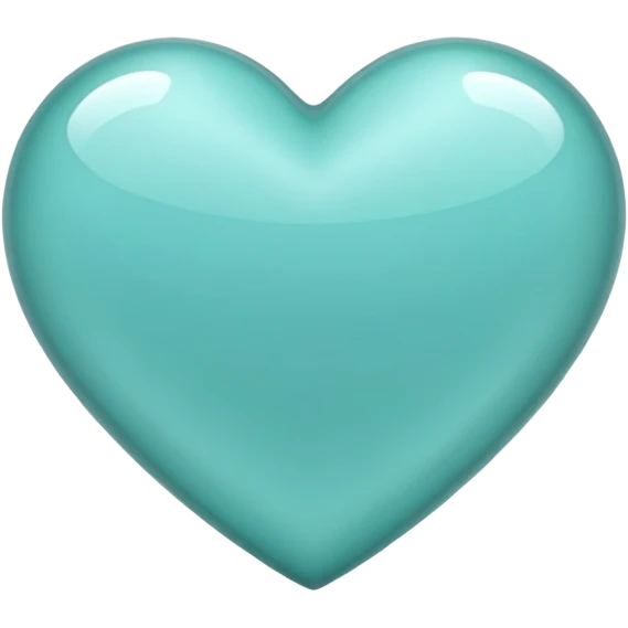 Light teal heart emoji