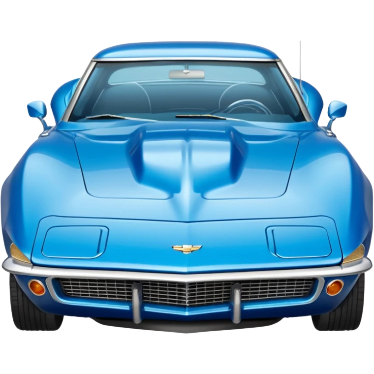 1969 blue Chevy stingray emoji