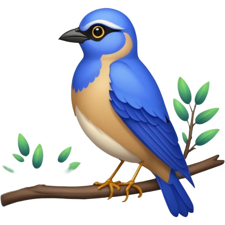 blue lark emoji