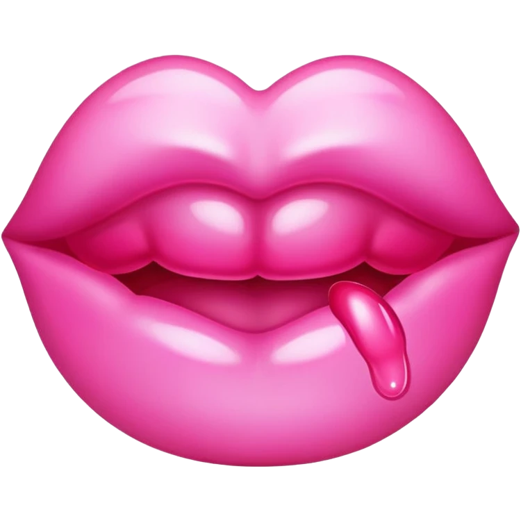 pink kiss emoji