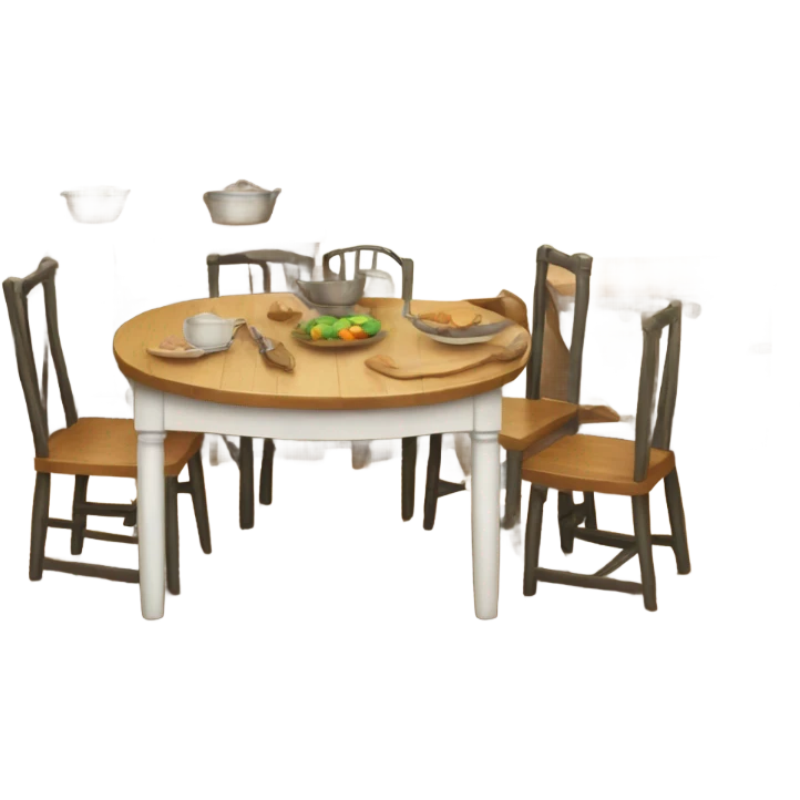 country Kitchen Table emoji