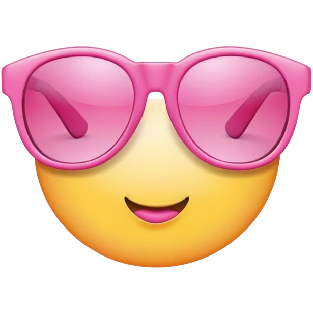 pink sunglasses  emoji