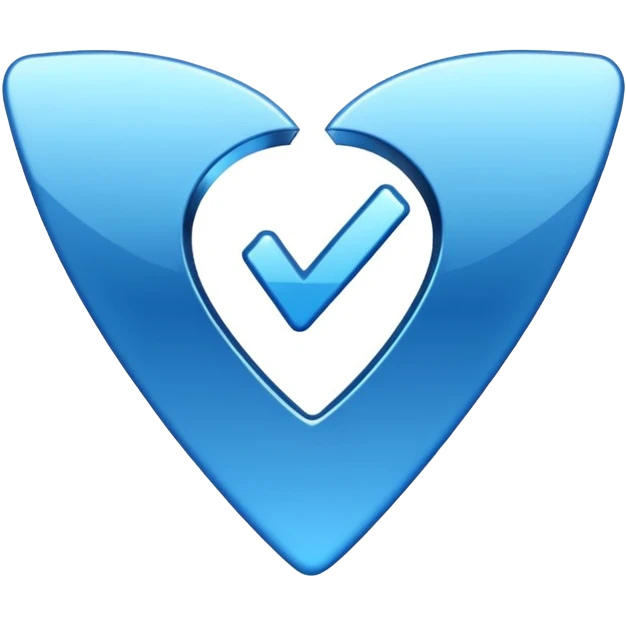 синия галочка веривекации emoji