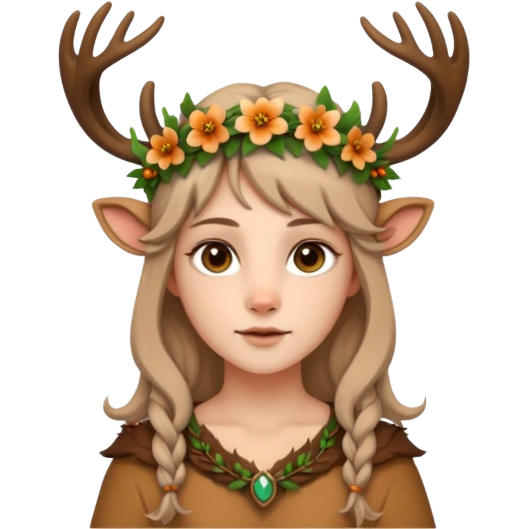 Druid human like fawn emoji