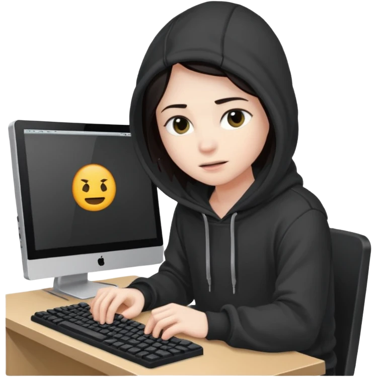 Hacker And cumbeuter emoji
