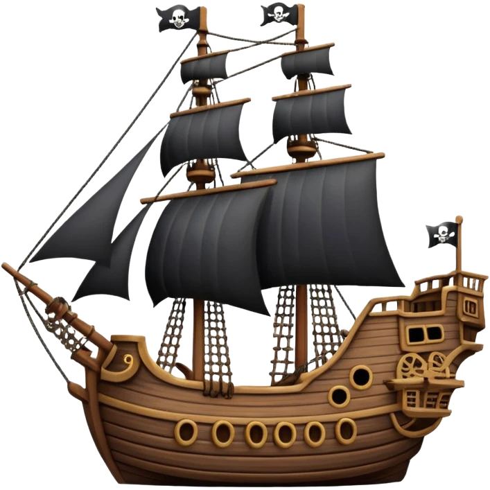 pirate ship emoji