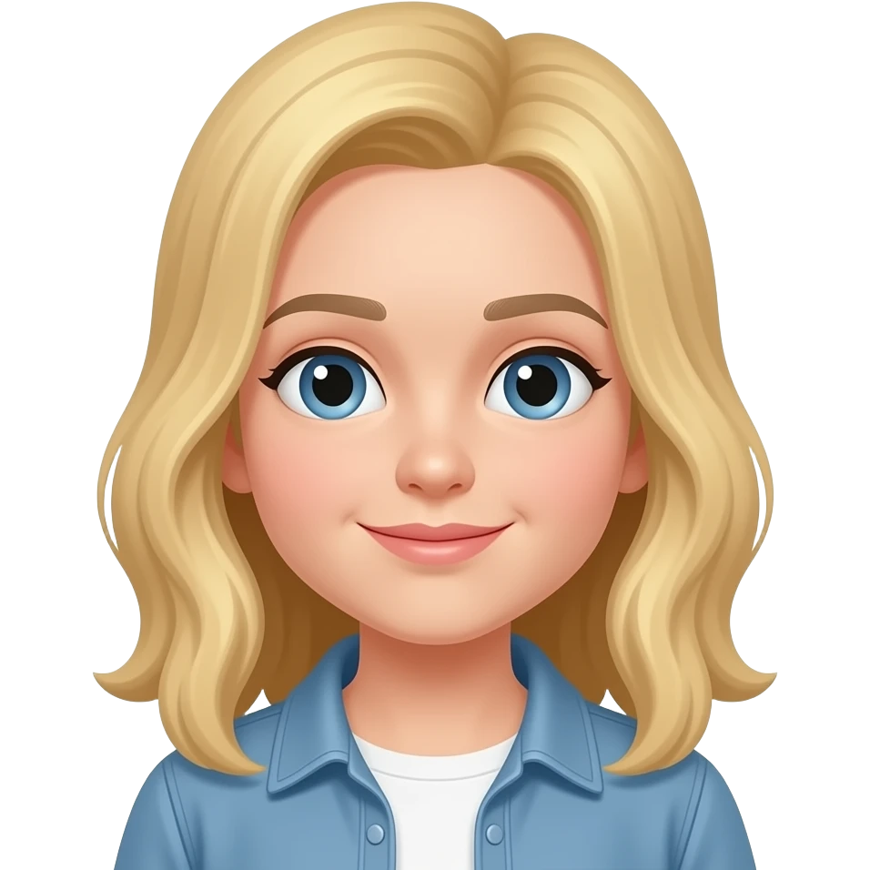 Joven rubio emoji