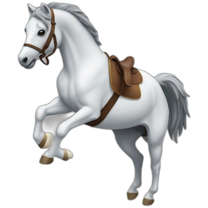 Cheval saut emoji