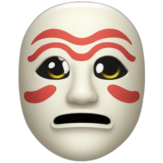 Japanese mask emoji