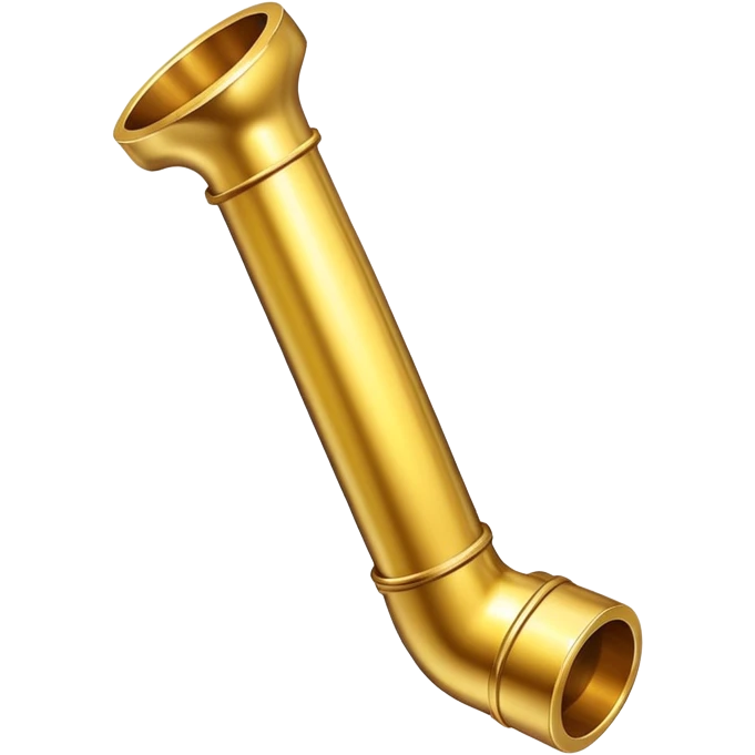 Gold pipe emoji