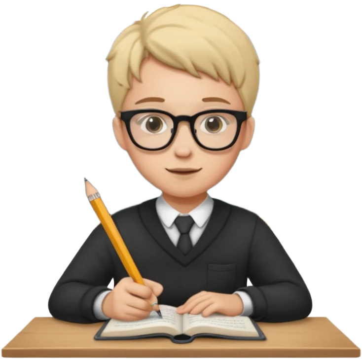 studying with freshman and blackboard emoji