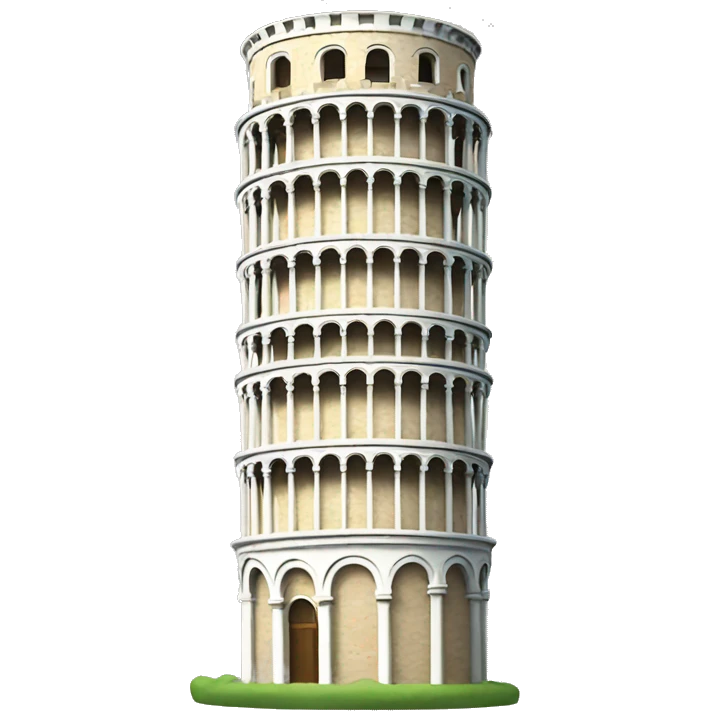 Pisa tower emoji