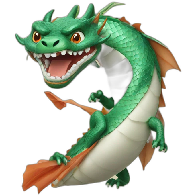 Sushi dragon emoji