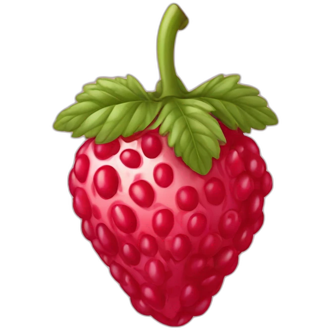 fraise framboise myrtille emoji