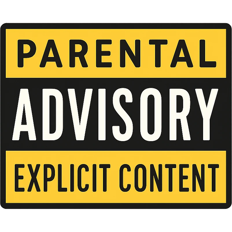 PARENTAL ADVISORY explicit content warning label emoji