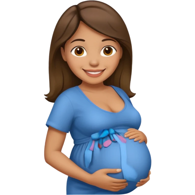 Pregnant columbian woman emoji