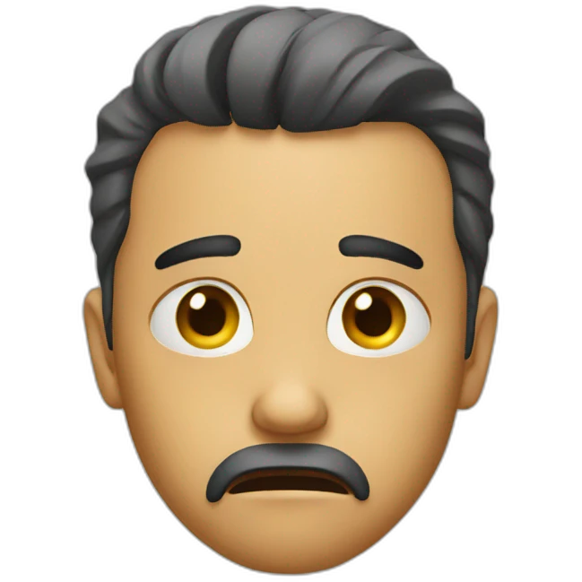 Worried emoji