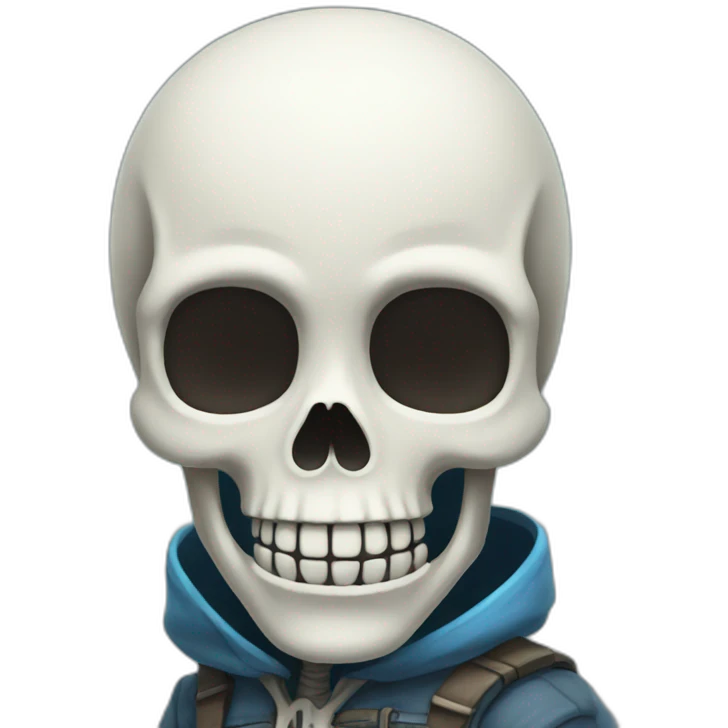 sans the skeleton emoji