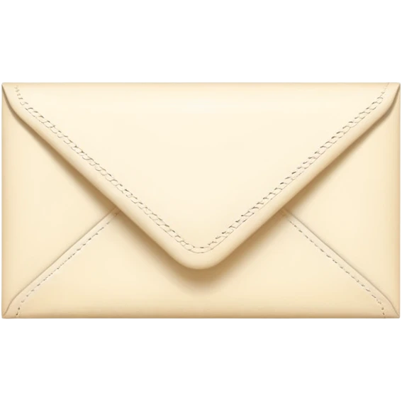 Cream-colored romantic Letter Envelope  emoji