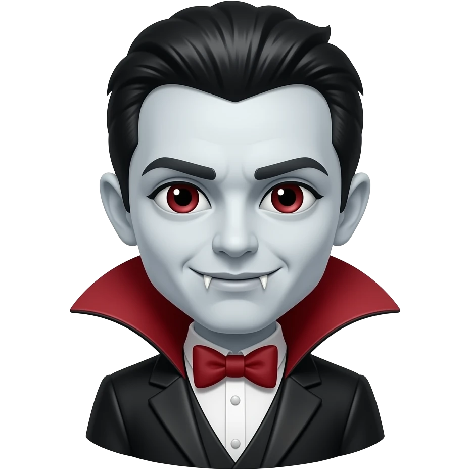 A charming hot sexy gothic vampire being very sexy emoji