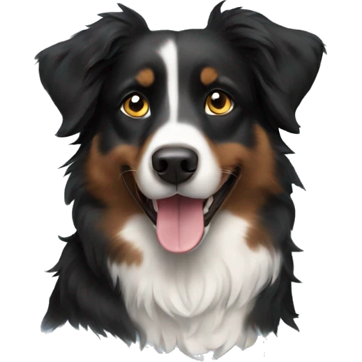 black australian shepherd emoji
