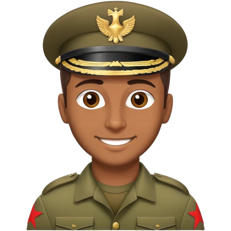 soldat, syrisch, nett emoji