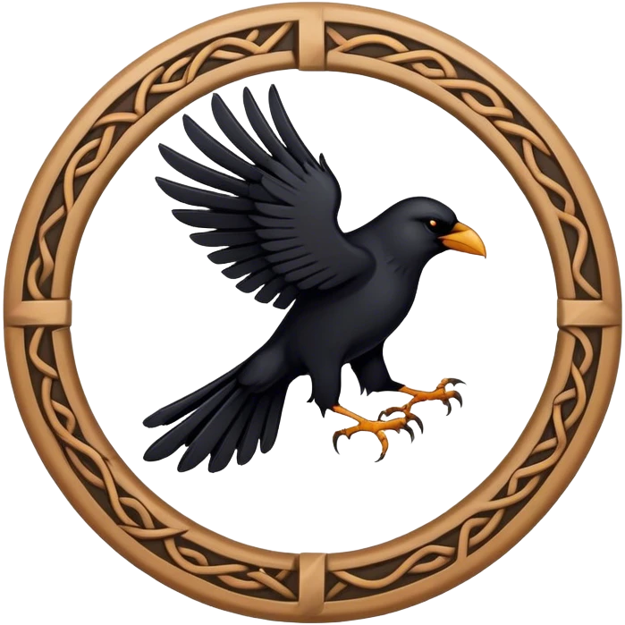 weat and crow runic emblem emoji