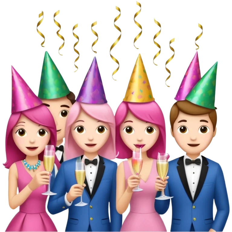 cheers spam pink champagne glases clink emoji