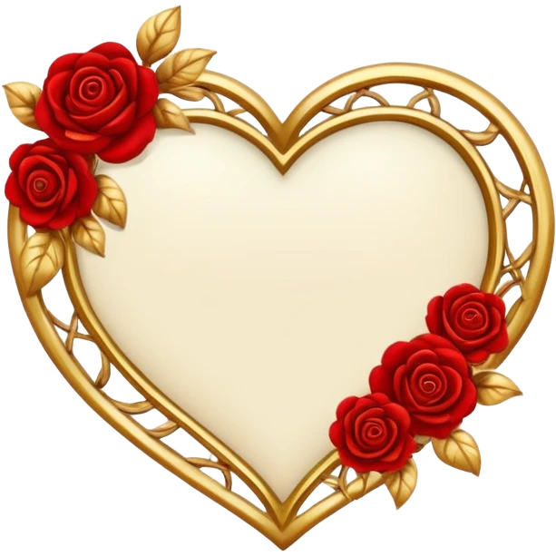 Red and gold romantic vintage aesthetic  emoji