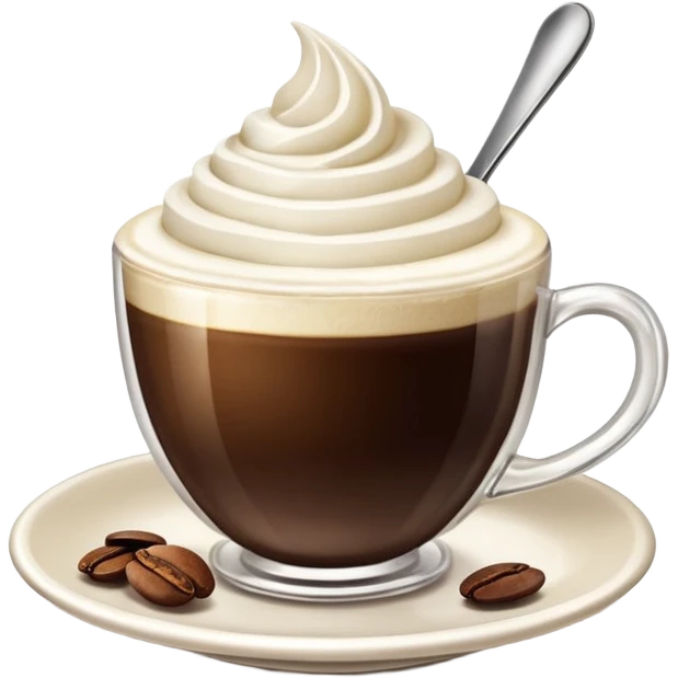 caffè e panna emoji