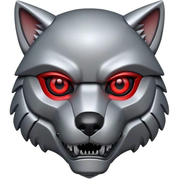 wolf rebot terminator emoji emoji