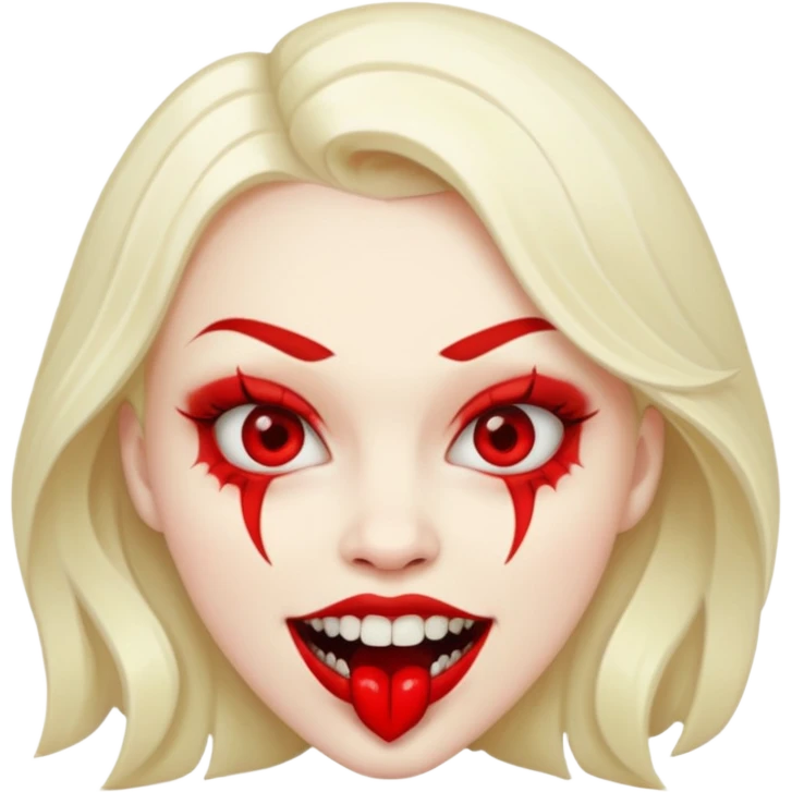 Vampir, Girl, Teeth, Famgs emoji