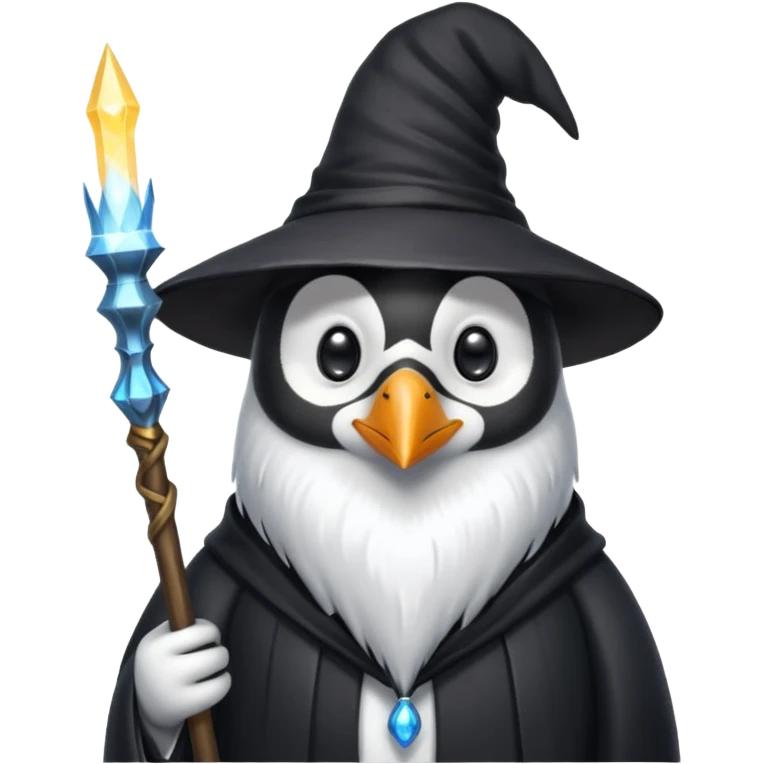 Penguin Wizard emoji